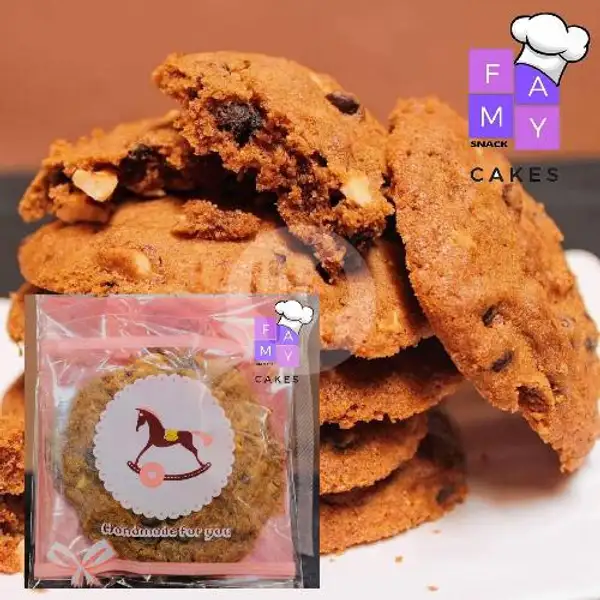 1 Pcs Giant Choco Chunky Cookies | Famy Snack, Tiban