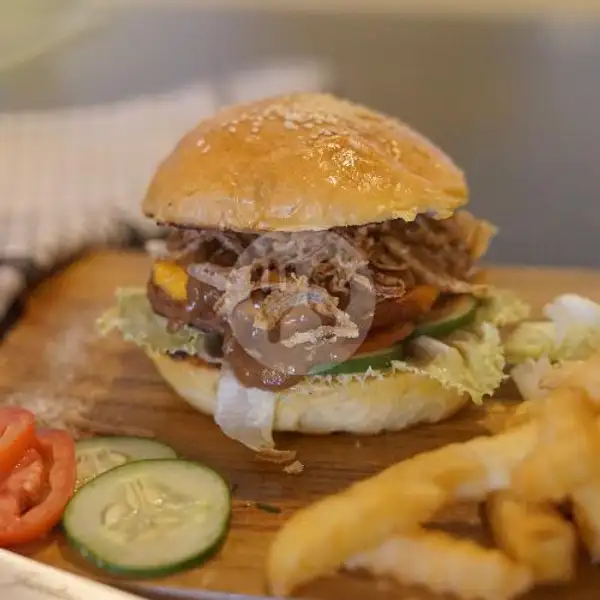 (BLT) Burger Luxury Truffle | Mendadak Burger, Pamulang