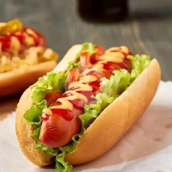 Hot Dog Sosis Big | Roti Kukus Dan Bakar, Sukajadi