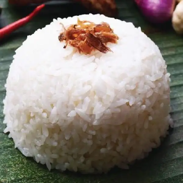 Nasi Putih | Warung Makan Bu Imah, Gatot Subroto