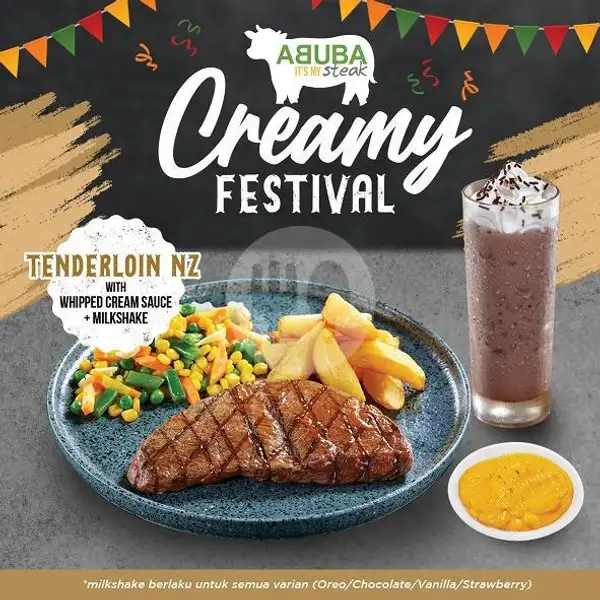 Creamy Fest Tenderloin NZ | Abuba Steak, Prabu Dimuntur