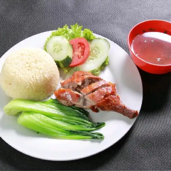 Nasi Putih Ayam Putih | Green Leaf, Oro-Oro Dowo