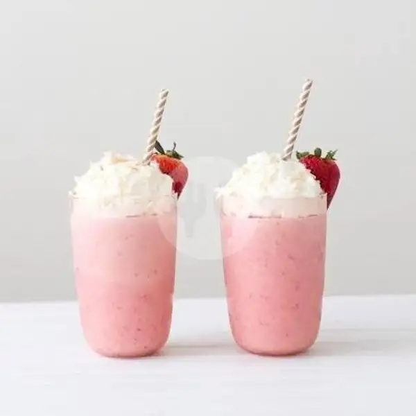 Strawberry Float | Warung Makan Sosro Sudarmo, Nongsa