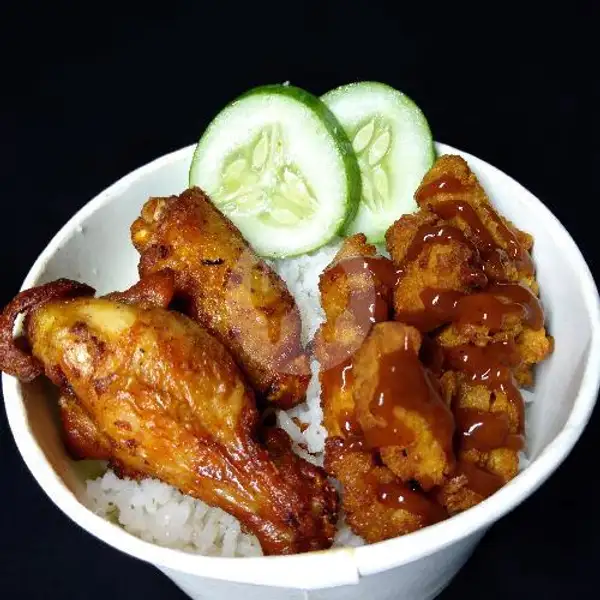 Rice Bowl PokPok Spicy Wings | Depot Laris, Pringapus