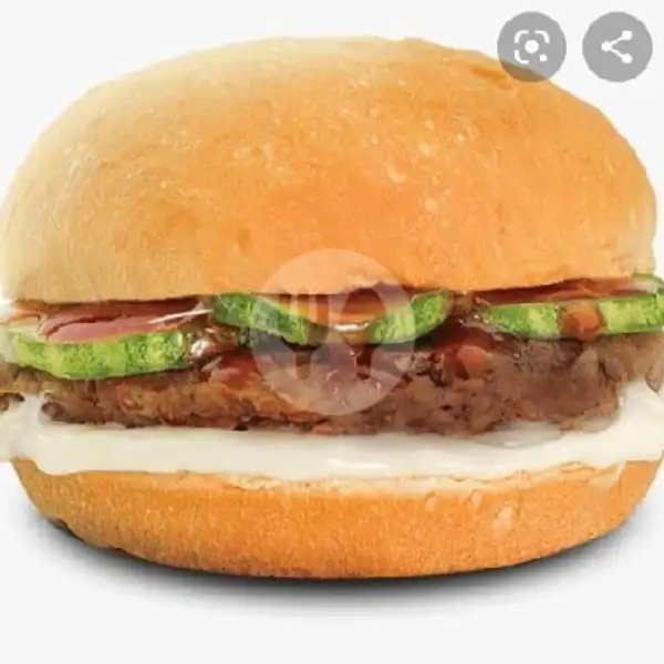 Plain Beef Burger | Berkat Kitchen Delicious Food, Cempaka Putih