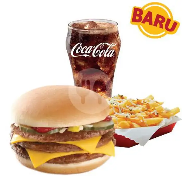 Tripple Burger with Cheese McFlavor Set | McDonald's, New Dewata Ayu
