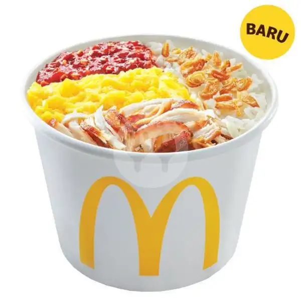 Nasi Uduk McD Ayam Suwir | McDonald's, Manyar Kertoarjo Surabaya