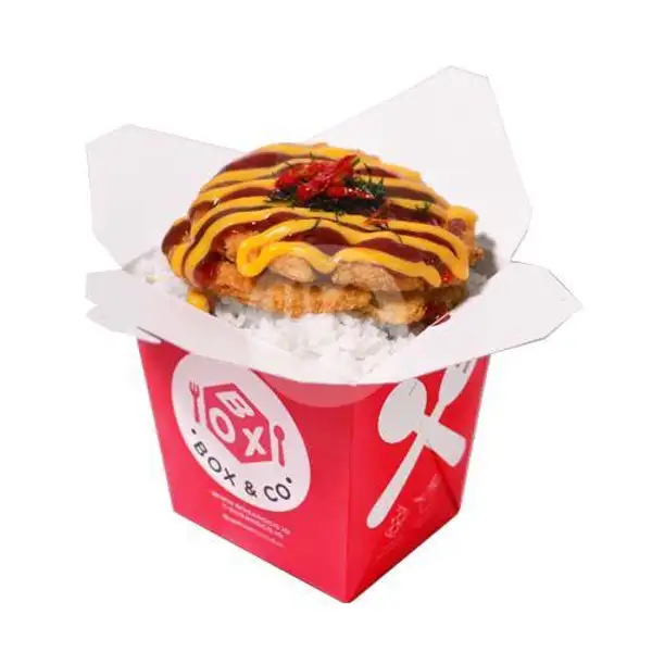 Jumbo Cheese BBQ Chicken Rice | Box & Co, Sawah Besar