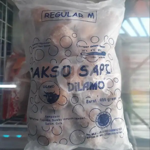 Dilamo Bakso SapI Regular M | Berkah Frozen Food, Pasir Impun