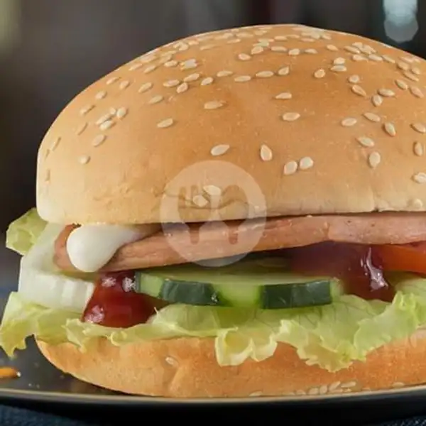 Burger Tripple Chicken | Arabian Kebab & Burger, Kisaran Barat