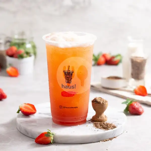 Strawberry Tea Large | HAUS! Pondok Ungu