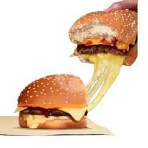 Burger + Telur+  Daging Sapi+ Lelehan Mozarella+ Sayuran | Hotdog Mozarela Kita, Tampan