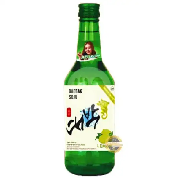 Soju Daebak Lemon + Free Kacang Kulit Garuda | Arnes Beer Snack Anggur & Soju