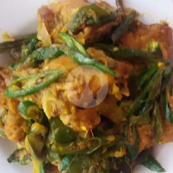 Ayam Cabe Ijo | Warung Inang Masakan Padang, Tukad Banyusari