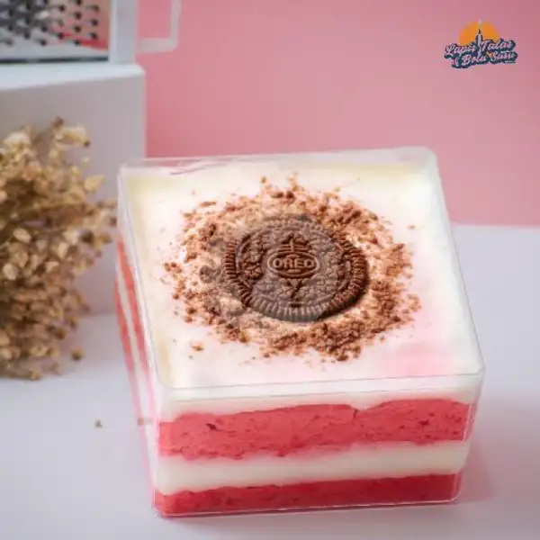 Dessert Cake Red Velvet | Kue Lapis Talas Dan Bolu, Pekayon