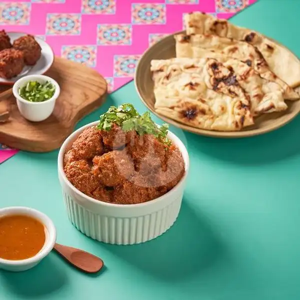 Chicken Kofta Masala + Naan | Accha - Indian Soul Food, Depok