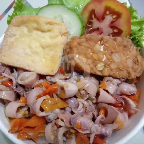 Rice Bowl Extra Cumi Asin Pedas + Tahu + Tempe | Kawaii.lpg ricebowl, Jalan Kamboja