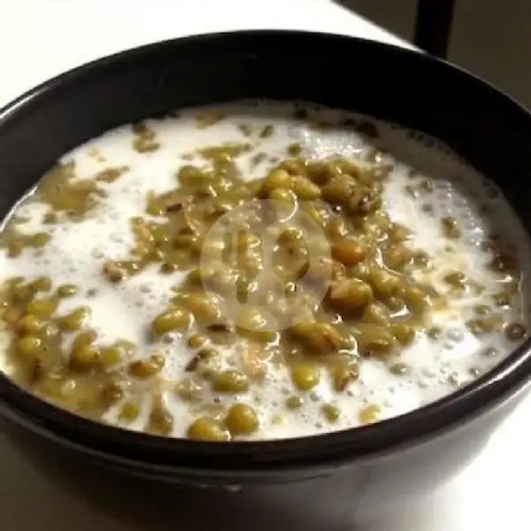 Bubur Kacang Ijo + Susu | Warkop Mba'Bro, Cempaka Putih