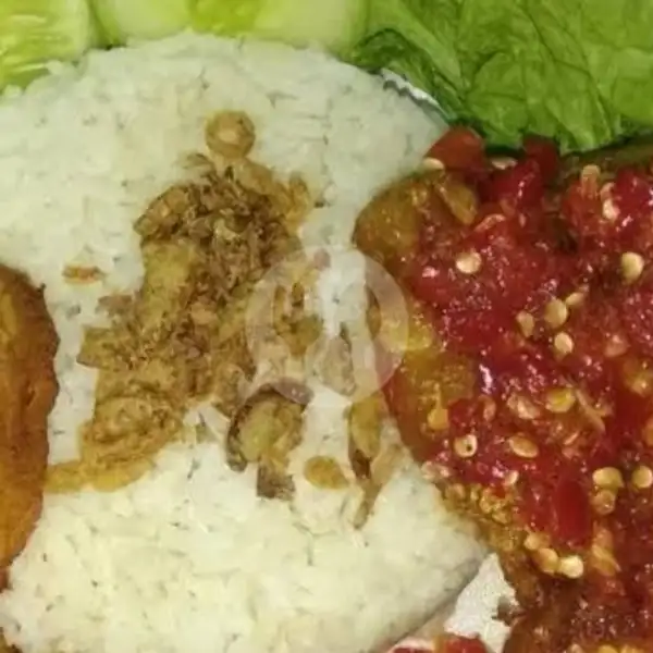Paket Ayam Penyet Sambal Galak Mantul Free Es Teh Gula Batu | Ayam Geprek RZ Food