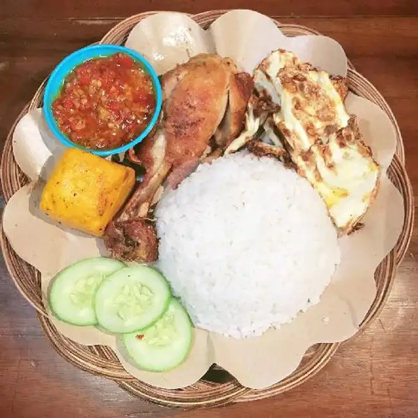 Nasi Ayam Penyet GRATIS TEH MANIS/LEMON TEA | Ko Kei Chic Bandung