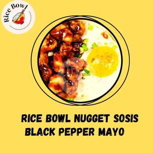 Rice Bowl Nugget Sosis Black Pepper Mayo | Mie Pendekar Reborn, Ruko Kalidonan