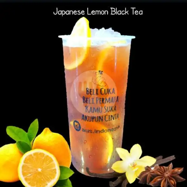 Ice Japanese LEMON Black Tea ( Medium ) | Aus, Pengasinan