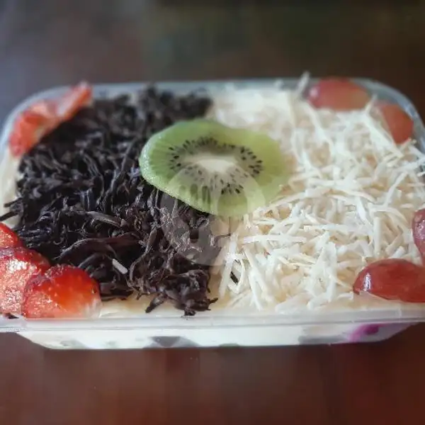 Salad Buah Mayo, Keju Mix Coklat 500ml | Kedai ATE, Kesambi