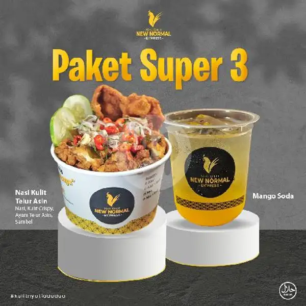 Paket Super 3 | Nasi Kulit New Normal, Express Mall SKA