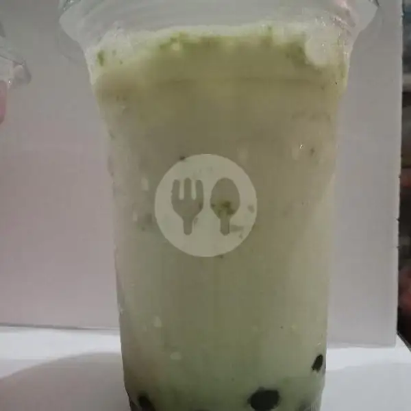 Milk Boba Green Tea | Anggun Hi Legooo Ice, Blimbing