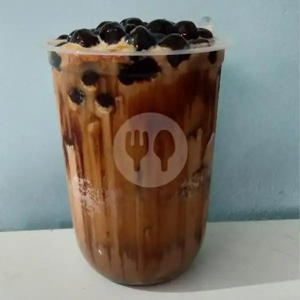 Es Brown Sugar Boba Freeze Coffee | Gado Gado 28, Cengkareng