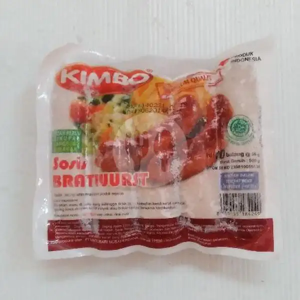 Kimbo Bratwurst 500 g Isi 10 Pcs | Frozza Frozen Food