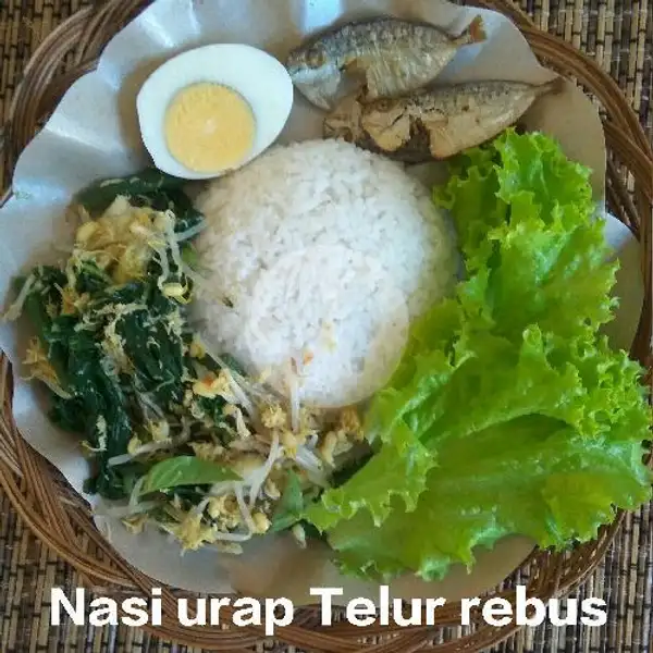 Nasi urap Telur rebus | Warung Gurita 2, Diponegoro