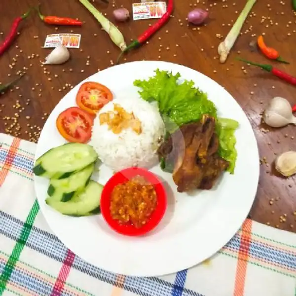 Nasi Ayam Bakar Pedas Manis | Pondok Ikan Bakar Bu Oen, Purwokerto Timur