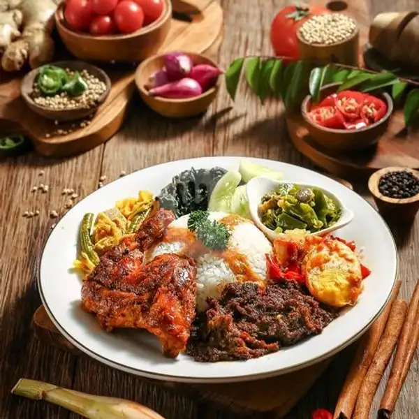 Nasi Padang Ayam | Nasi Padang Pagi Siang Malam, BEST SELLER Kalibatacity