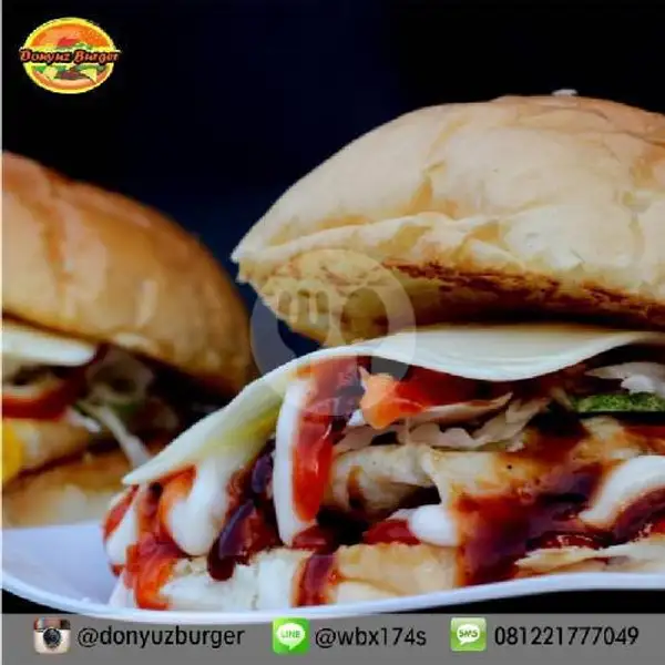 Burger Sapi Special Keju | Gerai Md Tomyam Food, Jatinangor