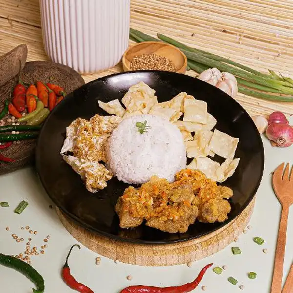 Nasi Chicken Popcorn Sambal Matah | Mie Merapi, Dipatiukur