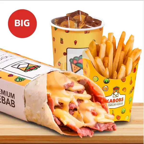 Big Kenyang Beef Cheesy Mayo Kebab | KABOBS – Premium Kebab, DMall