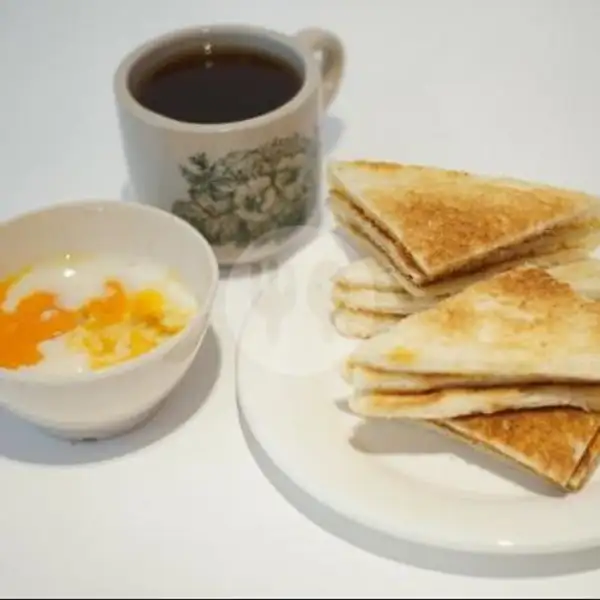 Kaya Toast,Telur 1/2mateng,Teh O | JALOM (Makanan Khas Lombok), Palm Spring