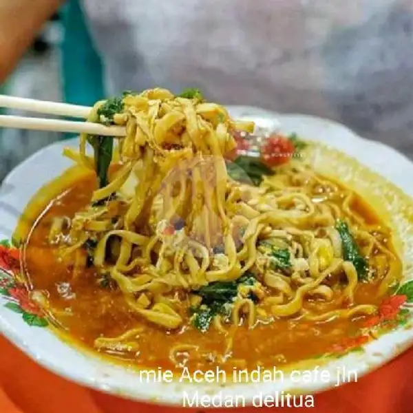 Ifomie Kuah Campur Telur | Mie Aceh Indah Cafe, Deli Tua