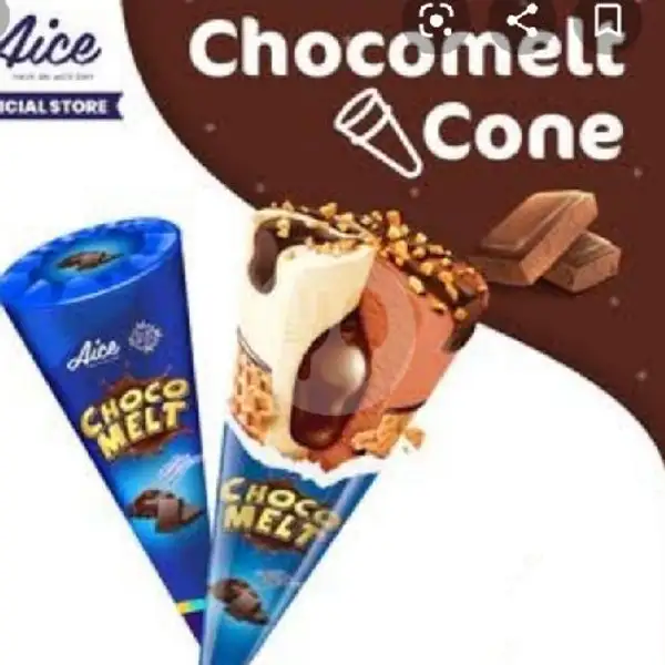 Choco Melt Cone | Kedai Ice Cream Bilqis, Sukarame