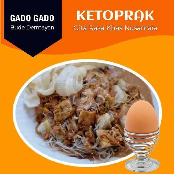 Ketoprak + Telor | Gado Gado Bude Dermayon, Batam