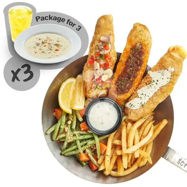 Super Value Fish Platter for 3 | Fish & Co., Grand Indonesia