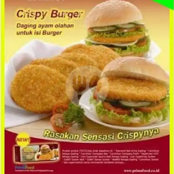 Burger Biasa Daging Crispy + Keju | Burger Ozhan, Bilal