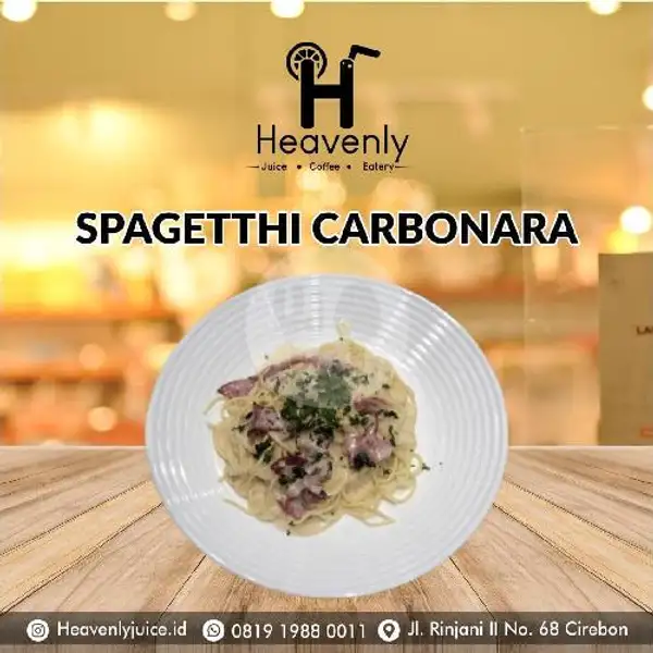 Spagheti Carbonara | Heavenly Juice, JL. RINJANI 2 NO. 68 PERUMNAS CIREBON