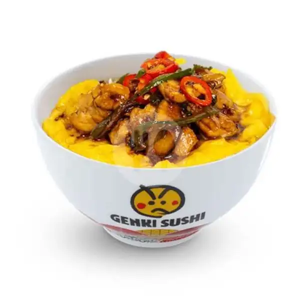 Chicken Blackpepper Paprika Bowl | Genki Sushi, Grand Batam Mall