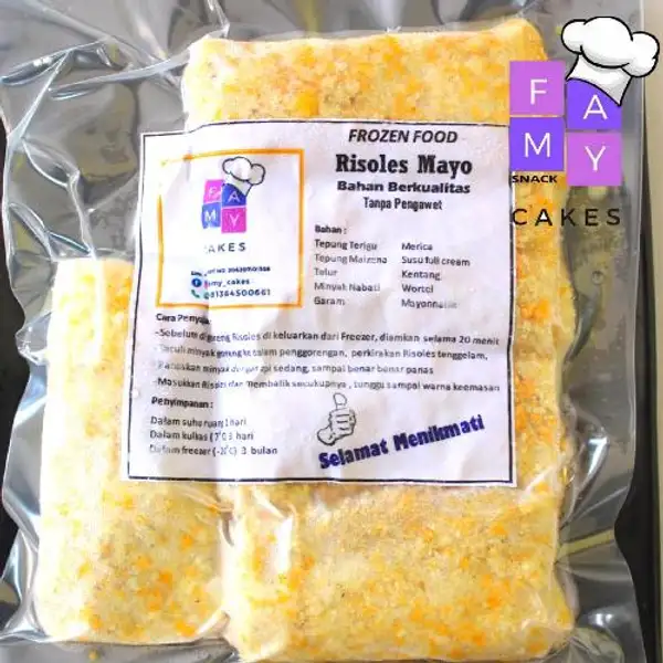 Risoles Frozen Ragout Mayo (5 Pcs) | Famy Snack, Tiban