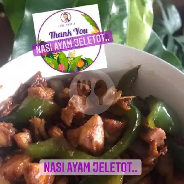 Nasi Ayam Jeletot | Jenk Purple Dapur Fresh,Bekasi