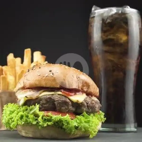 Package Beef Burger Free Coca-cola | GEPREK AL DENTE
