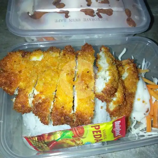 Special Chicken Katsu With Rice | Seblak & Mie Tek Tek HAKA