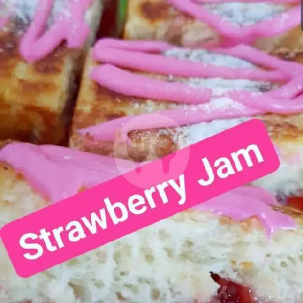Strawberry Jam - Kacang | Roti Bakar Bandung Bang Aal, Mojosari